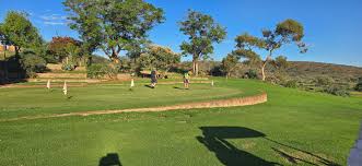 Tree-lined golf course in the Murray River region