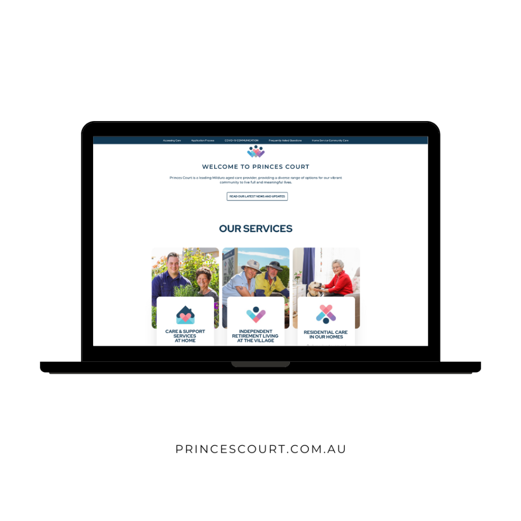 Image from the article: Marketing Success Story: Princes Court, Aged Care Provider